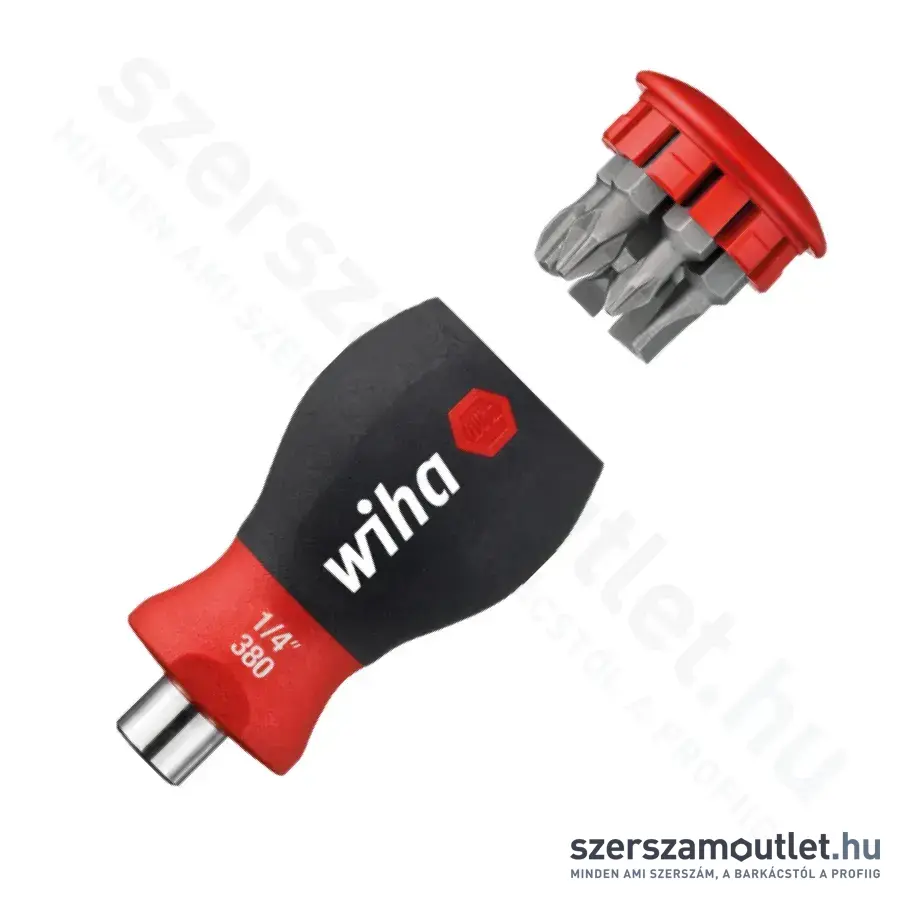 WIHA Marok mágneses behajtóhegy tartó SoftFinish nyéllel+6 db bit (3801/33736)