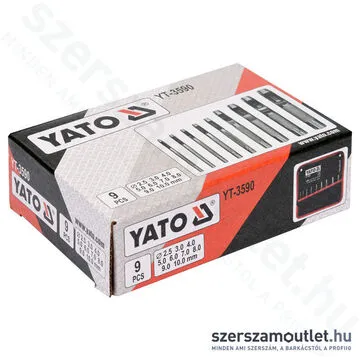 YATO Bőrlyukasztó készlet 9 részes (2,5-10mm) (YT-3590)