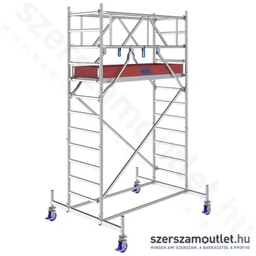 KRAUSE STABILO 10 Alumínium gurulóállvány 2,0m/4,4m (771025)