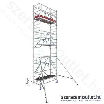 KRAUSE STABILO 10 Alumínium gurulóállvány 2,0m/7,4m (771056)