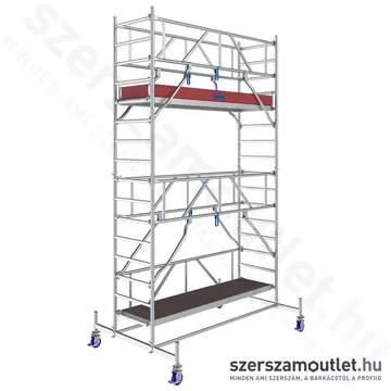 KRAUSE STABILO 10 Alumínium gurulóállvány 2,5m/5,4m (772039)