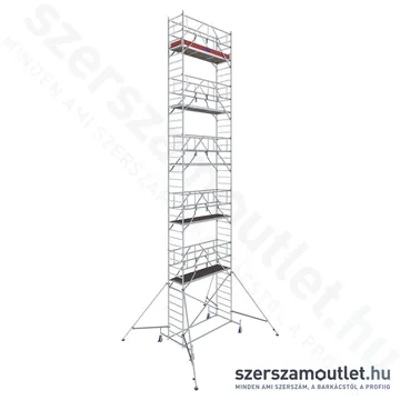 KRAUSE STABILO 10 Alumínium gurulóállvány 2,5m/12,4m (772107)
