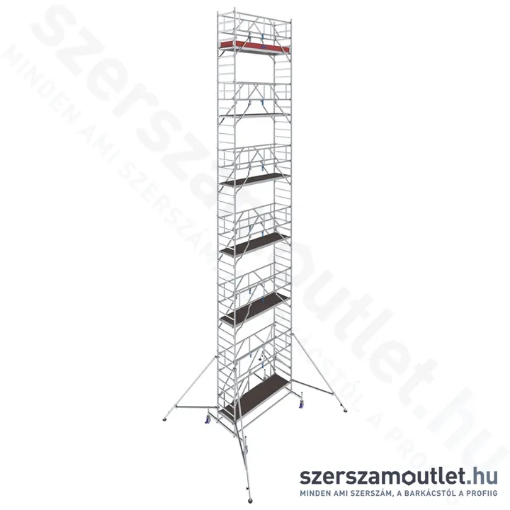 KRAUSE STABILO 10 Alumínium gurulóállvány 2,5m/13,4m (772114)