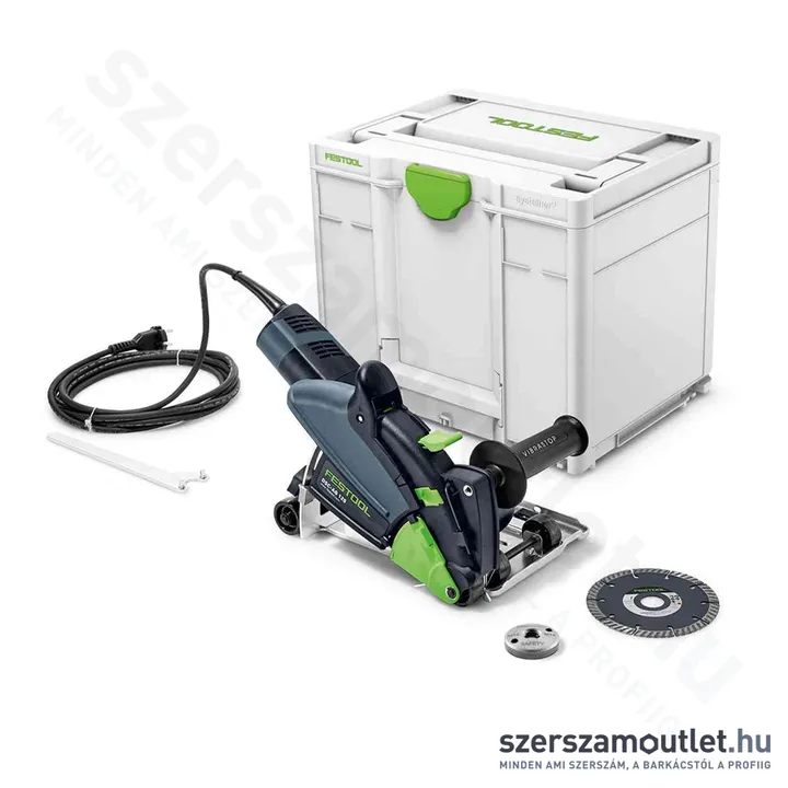 FESTOOL DSC-AG 125 Plus gyémántvágó, horonymaró, 1 tárcsás (1400W/125mm)