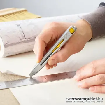 STANLEY InterLock fémházas tördelhető pengés kés 9mm (0-10-095)