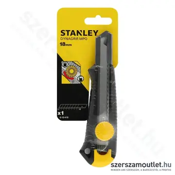 STANLEY DynaGrip műanyagházas fémmegvezetéses tördelhető pengés kés 18mm (0-10-418)