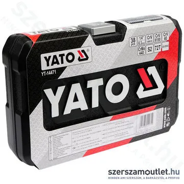 YATO Dugókulcs készlet 38 részes 1/4