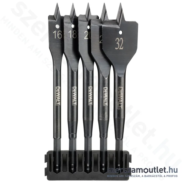 DEWALT TOUGHCASE Lapos fafúrószár készlet 5 részes (16-32mm) (DT70834-QZ)