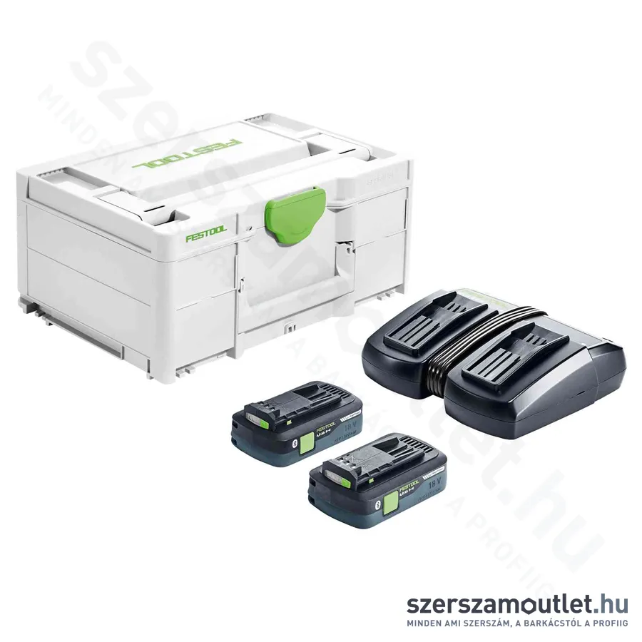 FESTOOL SYS 18V 2x4,0Ah/TCL 6 DUO Energia szett (akku+töltő)