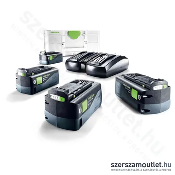 FESTOOL SYS 18V 4x5,0Ah/TCL 6 DUO Energia szett (akku+töltő)