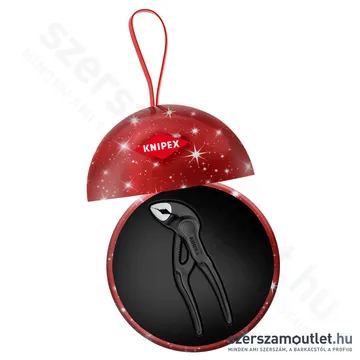 KNIPEX Cobra XS Vízpumpafogó 100mm ünnepi díszcsomagolásban (87 00 100 XMAS)
