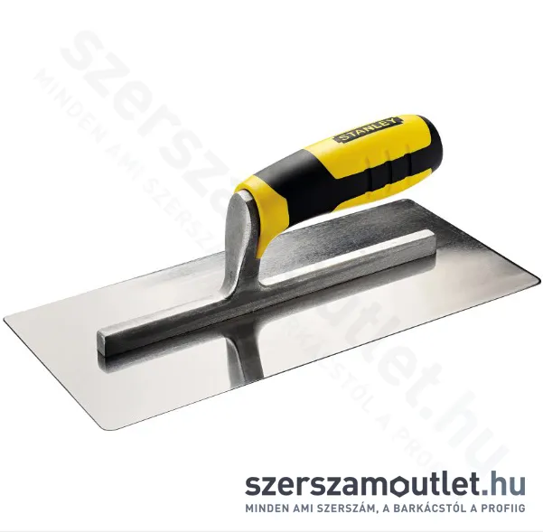 STANLEY rozsdamentes acél simítókanál ívelt 320x130mm