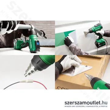 HIKOKI RH18DA-BASIC-HSC Akkus hőlégfúvó HITBOXBAN (18V) (Akku és töltő nélkül!)