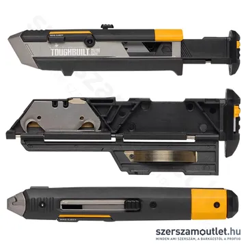 TOUGHBUILT H4S2-03 Cserélhető rövid pengés kés + 2db tartó + 5db penge (TB-H4S2-03)