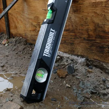 TOUGHBUILT H2-L-M60-LH-M Mágneses vízmérték 3 libellás 60cm (TB-H2-L-M60LH-M)