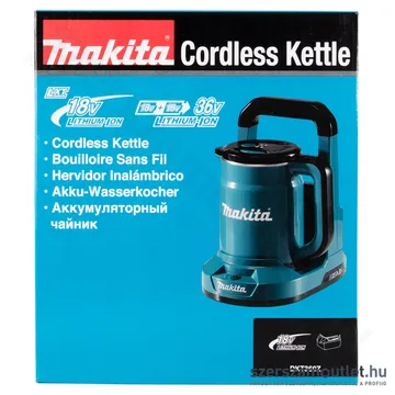 MAKITA DKT360Z akkus vízforraló (18V) (Akku és töltő nélkül!)