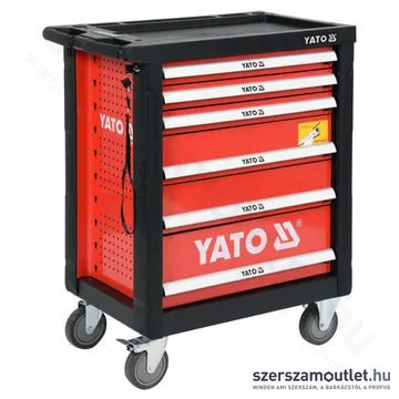 YATO Szerszámkocsi szerszámmal 6 fiókos 185db-os (YT-55307)