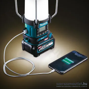 MAKITA MR009GZ Bluetooth DAB/DAB+ rádió LÁMPÁS (40V) (Akku és töltő nélkül!)