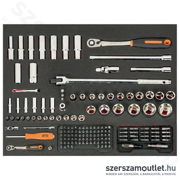 BAHCO Szerszámos kocsi 6 fiókos, szerszámokkal 214db-os + hűtőláda (GRÁTISZ) (1472K6BKFF7SD)