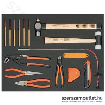 BAHCO Szerszámos kocsi 6 fiókos, szerszámokkal 214db-os + hűtőláda (GRÁTISZ) (1472K6BKFF7SD)