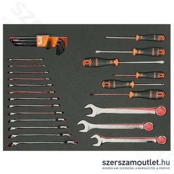 BAHCO Szerszámos kocsi 6 fiókos, szerszámokkal 214db-os + hűtőláda (GRÁTISZ) (1472K6BKFF7SD)