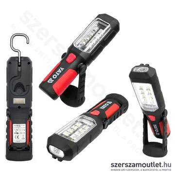 YATO LED lámpa elemes (8+1LED) 3x1,5V (YT-08513)