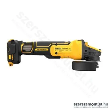 DEWALT DCG409VSN 18V XR Akkus fordulatszámszabályzós sarokcsiszoló 125mm (Akku és töltő nélkül!)