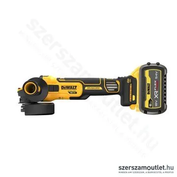 DEWALT DCG409VST1 XR Akkus sarokcsiszoló 125mm TSTAK kofferben (1x6,0Ah/18V)