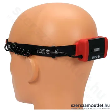 YATO CREE XTE Akkus fejlámpa IP44 500lm (Li-Ion 1000mAh 3,7V) (YT-08596)