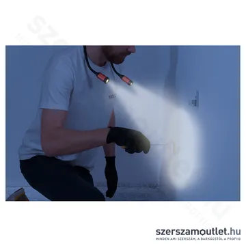 YATO Akkus nyaklámpa rugalmas fénybeállítással/karokkal 300lm (Li-Ion 2000Ah 3,7V) (YT-08599)