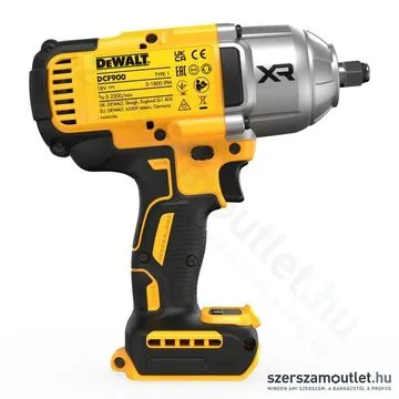 DEWALT DCF900NT 18V Akkus ütvecsavarozó TSTAK kofferben (1/2