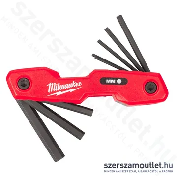 MILWAUKEE Imbuszkulcs készlet HEX 8 részes (1,5-8mm)