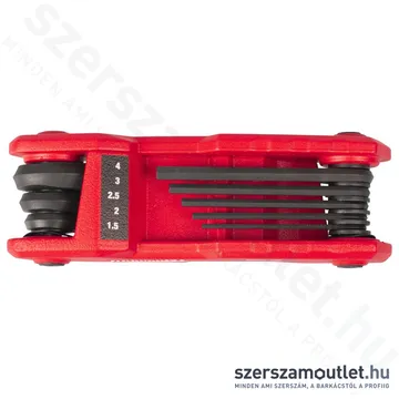 MILWAUKEE Imbuszkulcs készlet HEX 8 részes (1,5-8mm)