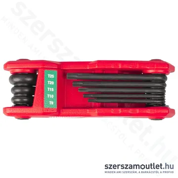 MILWAUKEE TORX imbuszkulcs készlet 8 részes (T9-T40)