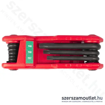 MILWAUKEE TORX imbuszkulcs készlet 8 részes (T9-T40)