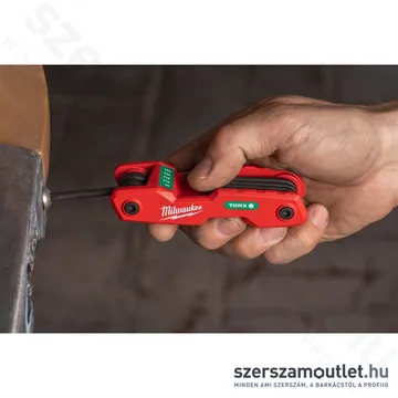 MILWAUKEE TORX imbuszkulcs készlet 8 részes (T9-T40)