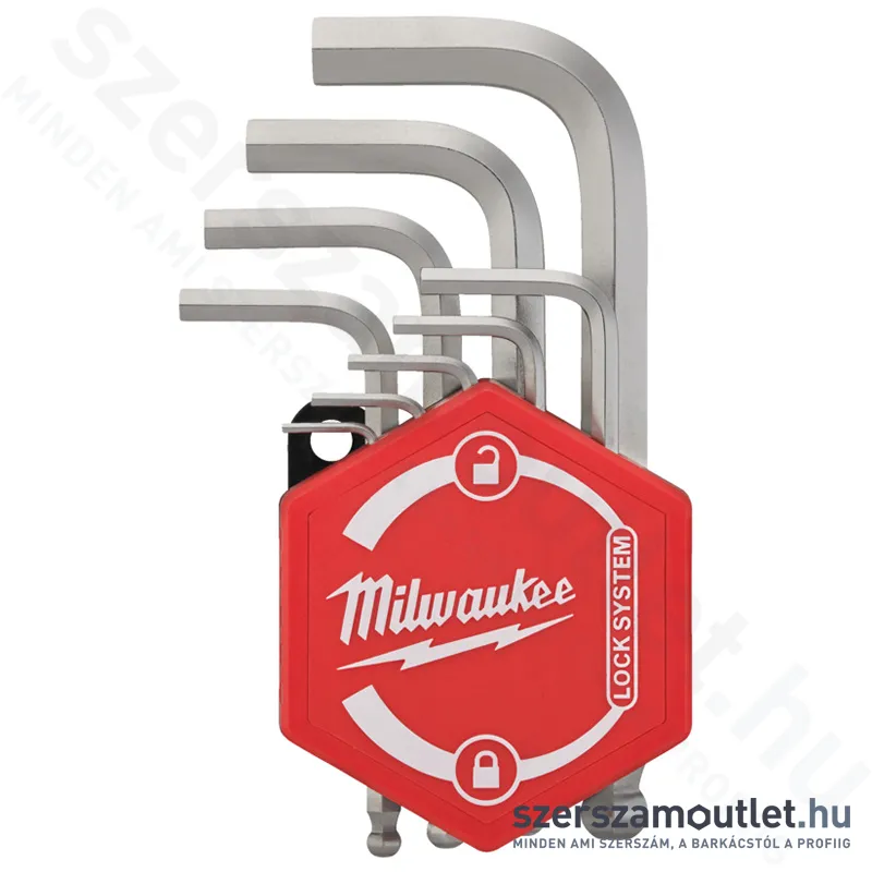 MILWAUKEE Kompakt imbuszkulcs készlet HEX 9 részes