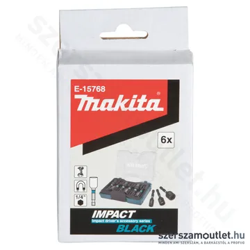 MAKITA impact BLACK mágneses dugókulcs készlet 6db-os (E-15768)