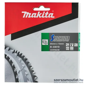 MAKITA SPECIALIZED LAMINÁLT Körfűrésztárcsa 85x15 Z24 (B-33819)