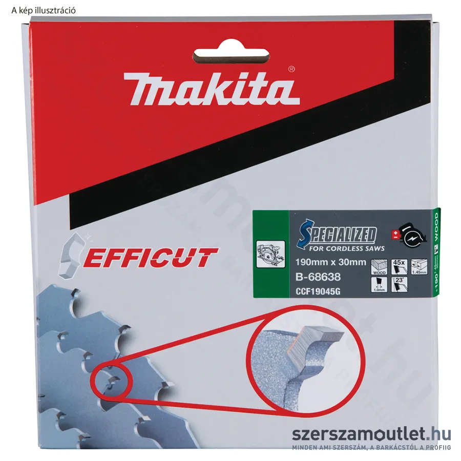 MAKITA SPECIALIZED EFFICUT Körfűrésztárcsa FA 305x30mm Z60