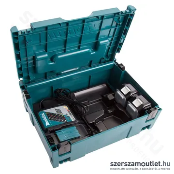MAKITA 18V LXT Li-ion 2x5,0 Ah akku + DC18RC töltő készlet + MAKPAC koffer (197624-2)