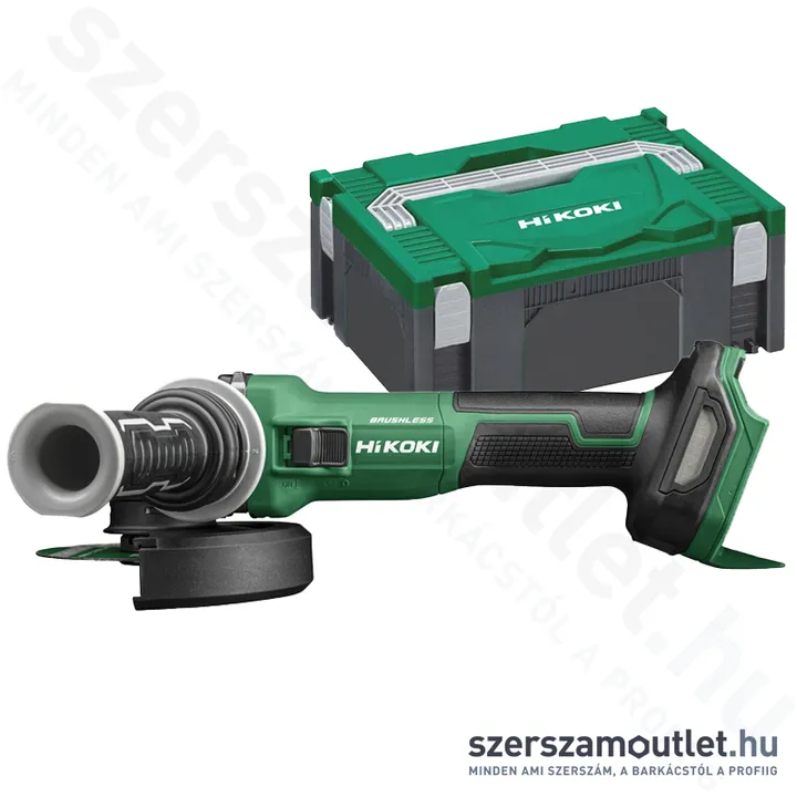 HIKOKI G1813DVE-W2Z Akkus sarokcsiszoló fordulatszabályzós HITBOX(Akku és töltő nélkül)