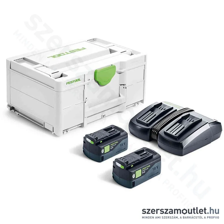 FESTOOL SYS 18V 2x5Ah/TCL 6 DUO Energia szett (akku+töltő)