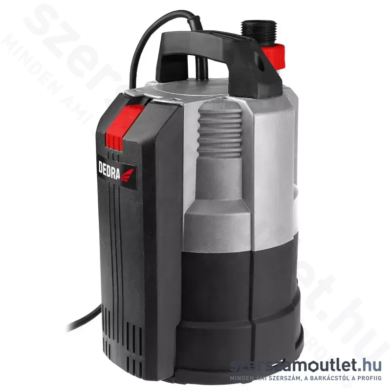 DEDRA Merülő szivattyú lapos szívással tiszta vízhez (350W/4500l/h)