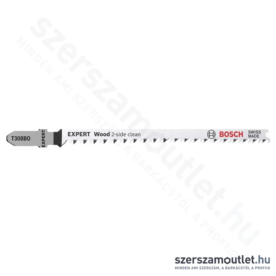 BOSCH EXPERT Wood 2-side clean T308 BO szúrófűrészlap 117/2,2mm 5db (2608900555)