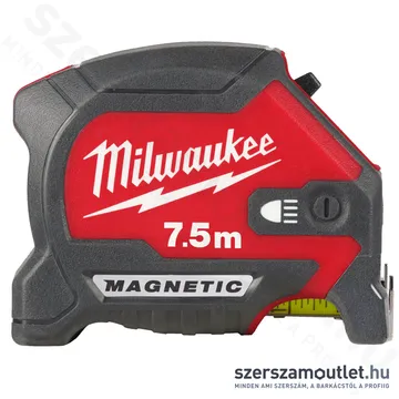 MILWAUKEE Mágneses mérőszalag LED lámpával 7,5m/30mm (4932492469)