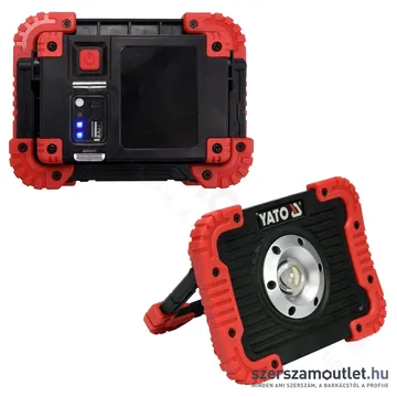 YATO Akkus LED lámpa 10W 3,7V (hideg fény) (4400mAh Li-ion akku) (YT-81820)