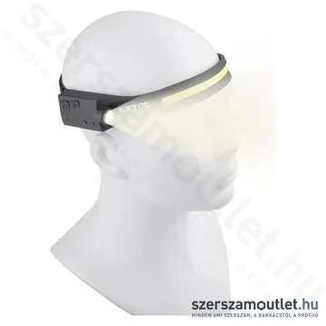 EXTOL Akkus LED fejlámpa 350lm