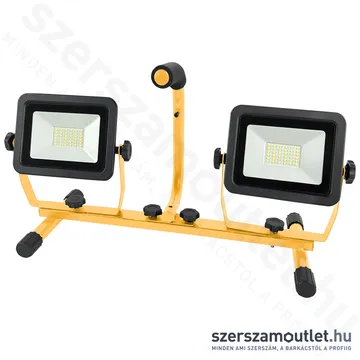 EXTOL Hordozható LED lámpa teleszkópos állvánnyal IP65 (2x30W/2x2700Lm)