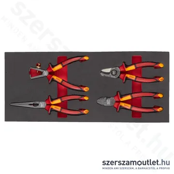 MILWAUKEE VDE Szigelet fogó készlet habbetétben 4 részes (4932493250)